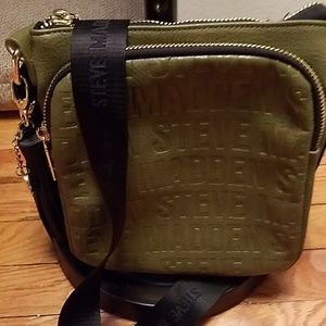Steve Madden Logo Etched Crossbody Bag